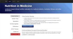 Desktop Screenshot of nutritioninmedicine.org